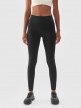 Damskie legginsy treningowe 4F 4FWAW24TFTIF278 - czarne