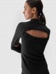 Damski longsleeve do jogi 4F 4FWAW24TFLOF292 - czarny