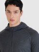 Męska bluza do biegania 4F 4FWSS25TFSWM544 - szara