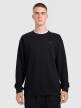 mini: Męska bluza dresowa nierozpinana bez kaptura 4F 4FRMM00TSWSM2478 - czarna (1)