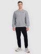 mini: Męska bluza dresowa nierozpinana bez kaptura 4F 4FRMM00TSWSM2478 - szara (5)