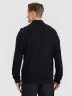Męska bluza dresowa nierozpinana bez kaptura 4F 4FRSS25TSWSM2112 - czarna