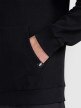 Męska bluza dresowa nierozpinana bez kaptura 4F 4FRSS25TSWSM2112 - czarna