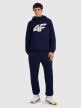 mini: Męska bluza dresowa nierozpinana z kapturem 4F 4FRMM00TSWSM2477 - granatowa (5)