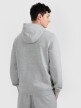 mini: Męska bluza dresowa nierozpinana z kapturem 4F 4FRMM00TSWSM2477 - szara (6)