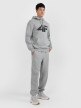 mini: Męska bluza dresowa nierozpinana z kapturem 4F 4FRMM00TSWSM2477 - szara (2)