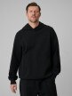 mini: Męska bluza dresowa nierozpinana z kapturem 4F 4FRSS26TSWSM2793 - czarna (1)