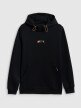 mini: Męska bluza dresowa nierozpinana z kapturem 4F 4FRSS26TSWSM2894 - czarna (9)