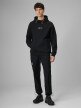 mini: Męska bluza dresowa nierozpinana z kapturem 4F 4FRSS26TSWSM2894 - czarna (1)