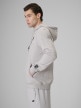 mini: Męska bluza dresowa nierozpinana z kapturem 4F 4FRSS26TSWSM2896 - szara (3)