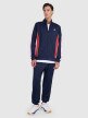 Męska bluza dresowa rozpinana bez kaptura 4F 4FRAW25TSWSM2459 - granatowa