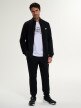 mini: Męska bluza dresowa rozpinana bez kaptura 4F 4FRSS26TSWSM2897 - czarna (2)