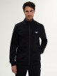mini: Męska bluza dresowa rozpinana bez kaptura 4F 4FRSS26TSWSM2897 - czarna (1)