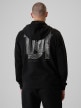 mini: Męska bluza dresowa rozpinana z kapturem 4F 4FRSS26TSWSM2898 - czarna (2)