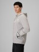 mini: Męska bluza dresowa rozpinana z kapturem 4F 4FRSS26TSWSM2950 - szara (3)