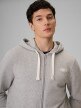 mini: Męska bluza dresowa rozpinana z kapturem 4F 4FRSS26TSWSM2950 - szara (4)