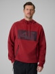 mini: Męska bluza dresowa rozpinana z kapturem 4F 4FRSS26TSWSM2975 - czerwona (1)