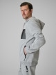 mini: Męska bluza dresowa rozpinana z kapturem 4F 4FRSS26TSWSM2975 - szara (3)
