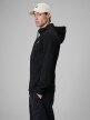 mini: Męska bluza dresowa rozpinana z kapturem 4F 4FRSS26TSWSM3076 - czarna (3)