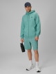 mini: Męska bluza dresowa rozpinana z kapturem 4F 4FRSS26TSWSM3106 - miętowa (2)