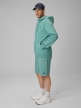 mini: Męska bluza dresowa rozpinana z kapturem 4F 4FRSS26TSWSM3106 - miętowa (3)