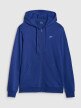 Męska bluza dresowa rozpinana z kapturem 4F 4FWMM00TSWSM1768 - granatowa