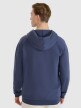 Męska bluza dresowa rozpinana z kapturem 4F 4FWSS25TSWSM1584 - granatowa