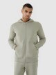 Męska bluza dresowa rozpinana z kapturem 4F 4FWSS25TSWSM1584 - zielona