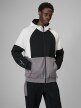 mini: Męska bluza dresowa rozpinana z kapturem 4FRSS26TSWSM2878 - multikolor (1)