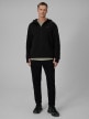 mini: Męska bluza dresowa z kapturem 4F 4FWSS26TSWSM2130 - czarna (6)