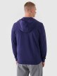 Męska bluza rozpinana z kapturem 4F 4FWMM00TSWSM1466 - granatowa