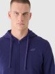 Męska bluza rozpinana z kapturem 4F 4FWMM00TSWSM1466 - granatowa