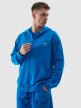 Męska bluza rozpinana z kapturem 4F 4FWSS24TSWSM1011 - niebieska
