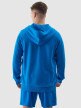 Męska bluza rozpinana z kapturem 4F 4FWSS24TSWSM1011 - niebieska