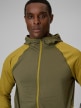 mini: Męska bluza trekkingowa z kapturem 4F 4FWSS26TFSWM640 - khaki (4)