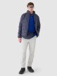 Męska bluza trekkingowa z kapturem Primaloft Active 4F 4FWSS25TFSWM473 - niebieska