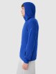 Męska bluza trekkingowa z kapturem Primaloft Active 4F 4FWSS25TFSWM473 - niebieska