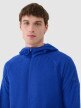 Męska bluza trekkingowa z kapturem Primaloft Active 4F 4FWSS25TFSWM473 - niebieska