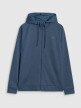 Męska bluza treningowa 4F 4FWAW25TFSWM586 - turkusowy