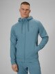  4F Męska bluza treningowa 4F 4FWSS26TFSWM631  turkusowa Turkusowy