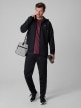 mini: Męska bluza treningowa rozpinana z kapturem 4F 4FRSS26TFSWM0958 - czarna (2)