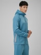 mini: Męska bluza treningowa rozpinana z kapturem 4F 4FRSS26TFSWM0958 - niebieska (3)