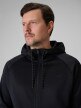 mini: Męska bluza treningowa rozpinana z kapturem 4F 4FWSS26TFSWM632 - czarna (4)