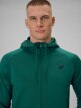 mini: Męska bluza treningowa rozpinana z kapturem 4F 4FWSS26TFSWM632 - zielona (4)