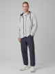 mini: Męska bluza treningowa z kapturem 4F 4FRSS26TFSWM1006 - biała (5)