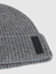 mini: Męska czapka beanie wełniana 4F 4FRAW25ACAPM0719 - szara (2)