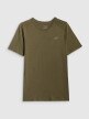 mini: Męska koszulka trekkingowa z wełną merino 4F 4FWSS26TFTSM1798 - khaki (6)
