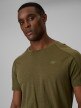 mini: Męska koszulka trekkingowa z wełną merino 4F 4FWSS26TFTSM1798 - khaki (3)