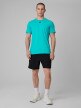 mini: Męska koszulka treningowa 4F 4FRSS26TFTSM2343 - turkusowa (5)