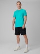 mini: Męska koszulka treningowa 4F 4FRSS26TFTSM2343 - turkusowa (2)